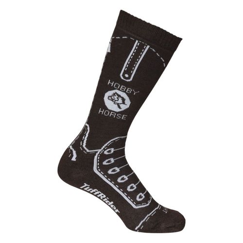 TuffRider Kids' Hobby Horse Cotton Competition Socks - Brown