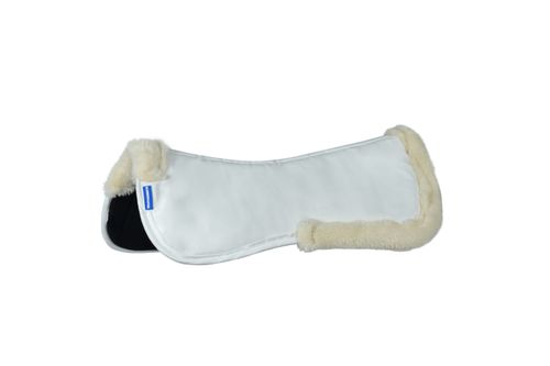 Weatherbeeta Memory Foam Comfort Fleece Edged Half Pad - White