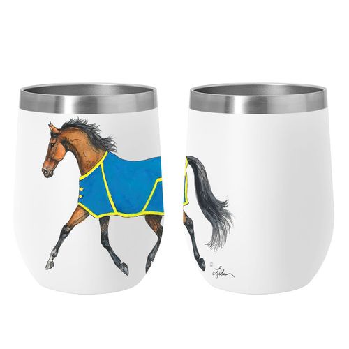 AWST Lila 12 oz Stainless Steel Wine Tumbler - Bay Horse