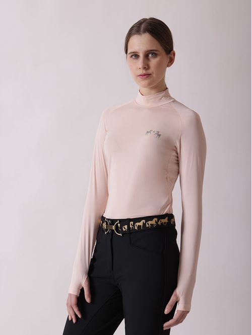 Equine Couture Women's Surfside Icefil Sunshirt UPF 50 - Chintz Rose