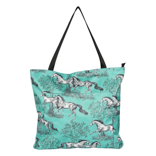 AWST Lila Tote Bag - Green Toile