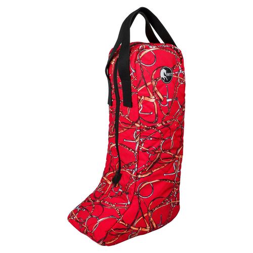 AWST Lila Snaffle Bit Boot Bag - Red