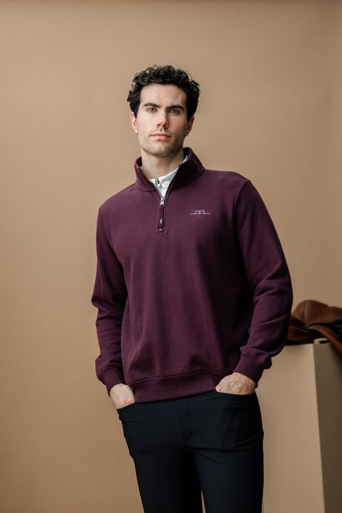 Alessandro Albanese Men's Gabriel Quarter Zip Sweatshirt - Primatova