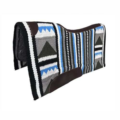 TuffRider Single Weave Wool Blend Browns & Tans Western Saddle Pad - Pattern 040